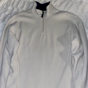 Cream Quarter Zip Pullover